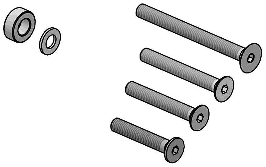 Adattatore singolo contrappeso CNC RACING per CNC Racing per Aprilia RS 660 21-23