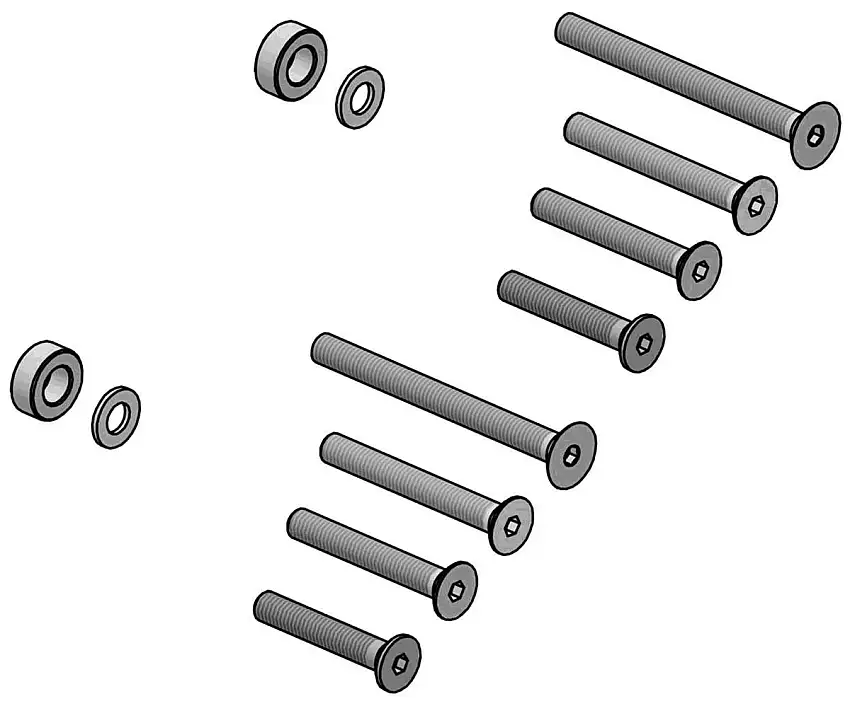 Adattatori contrappesi CNC RACING per CNC Racing per Aprilia RS 660 21-23