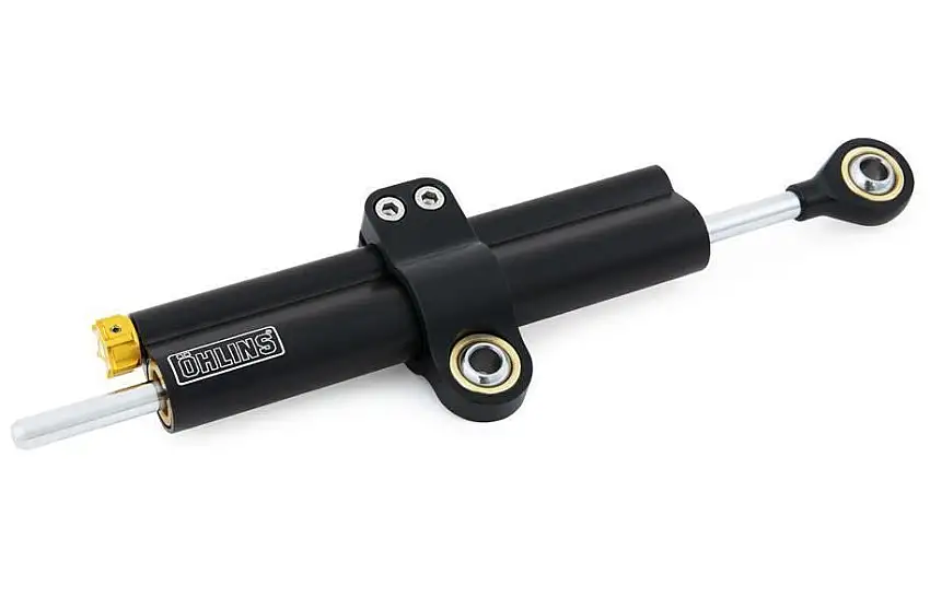Ammortizzatore di sterzo Ohlins Blackline per Ducati Panigale V4 S 18-24 (comprensivo di kit attacchi) (Cod. SD 068)