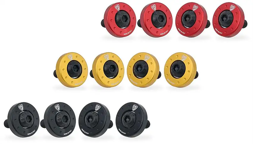 Borchie viti testa cilindro CNC Racing per Moto Guzzi V100 Mandello 22-24