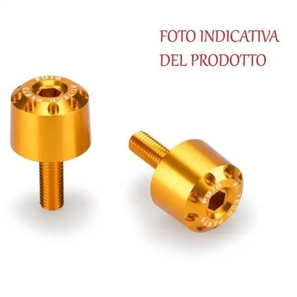 Contrappesi manubrio Corto Puig per BMW R nine T 14-24 (COPPIA) colore oro