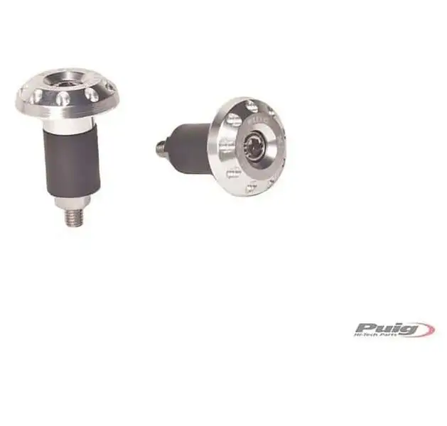 Contrappesi manubrio Race Puig per Ducati Monster 821 Dark 15-16 (COPPIA) colore silver