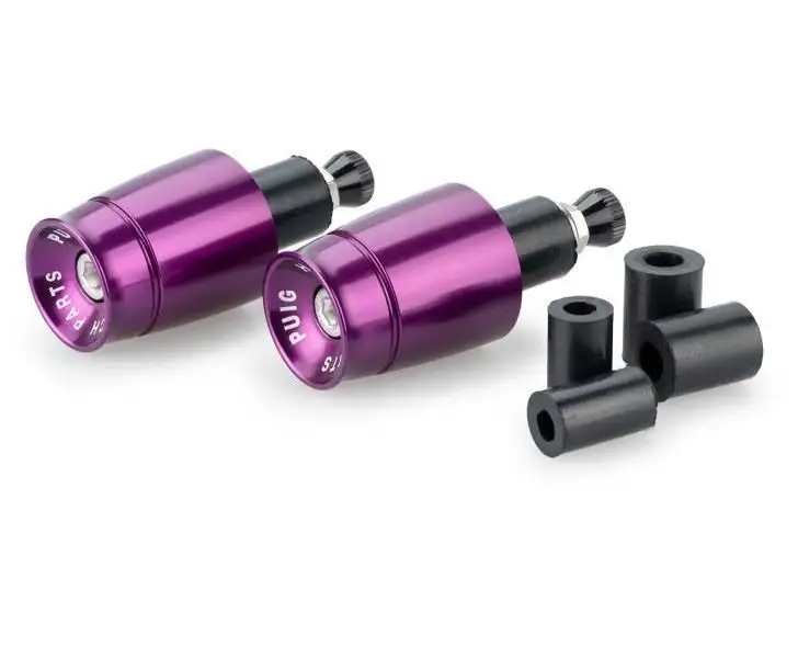 Contrappesi manubrio Sport Puig per ducati panigale v4 1100 sp2 22-23 (COPPIA) colore viola