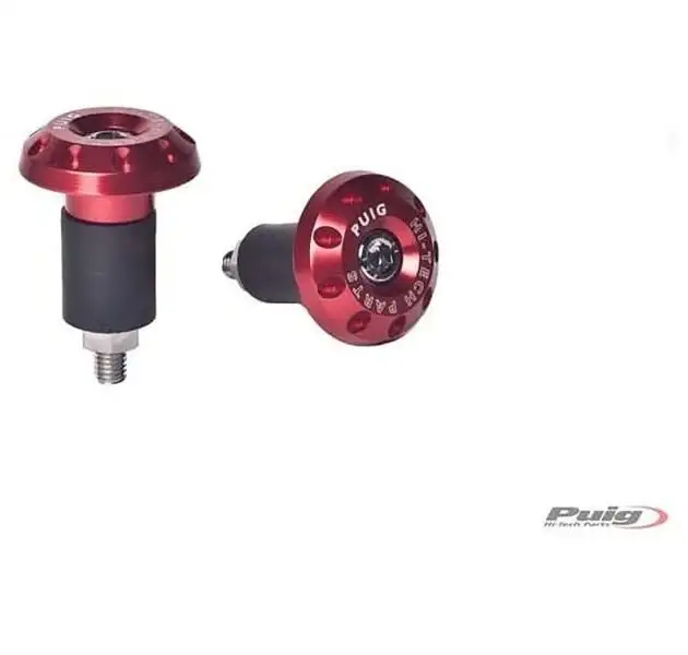 Contrappesi manubrio Race Puig per Ducati Scrambler 1100 18-20 (COPPIA) colore rosso