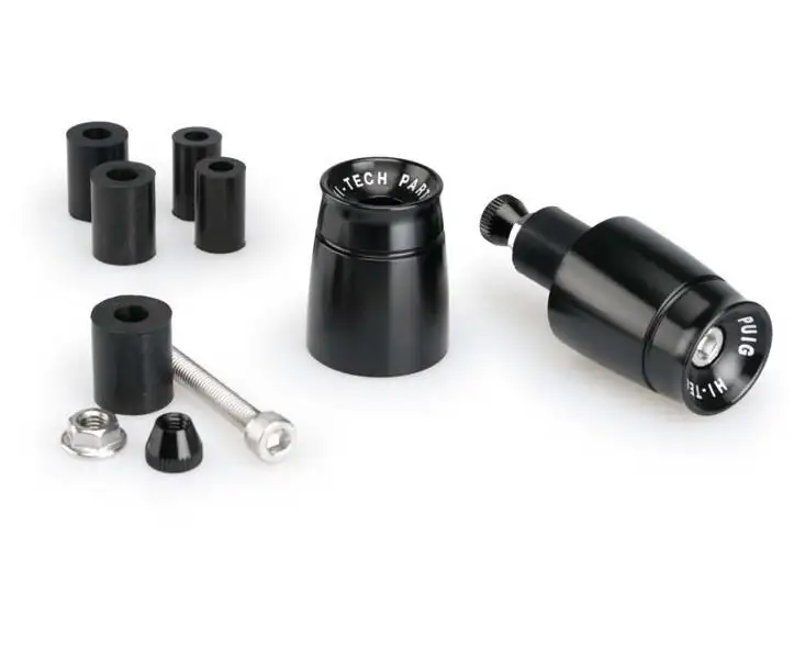 Contrappesi manubrio Sport Puig per Ducati Scrambler 1100 Sport 18-20 (COPPIA) colore nero