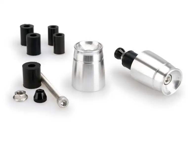 Contrappesi manubrio Sport Puig per Ducati Scrambler 800 Classic 15-25 (COPPIA) colore silver