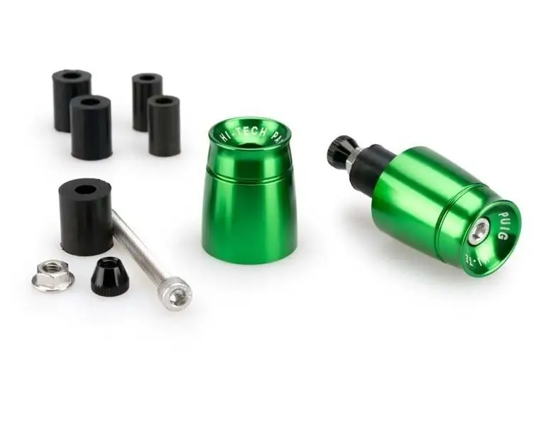 Contrappesi manubrio Sport Puig per Ducati Streetfighter V4 S 20-25 (COPPIA) colore verde