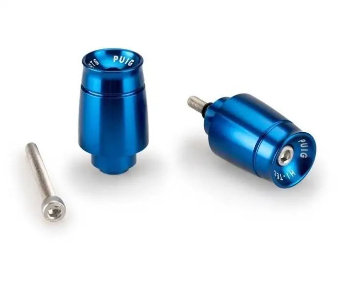 Contrappesi manubrio Sport Puig per Honda CB 1000 R 08-16 | 18-25 (COPPIA) colore blu