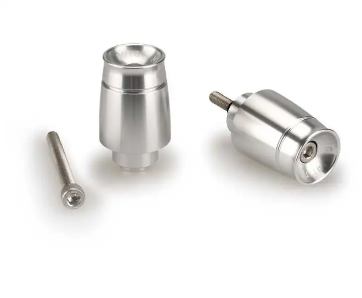 Contrappesi manubrio Sport Puig per Honda CB 1000 R 08-16 | 18-25 (COPPIA) colore silver