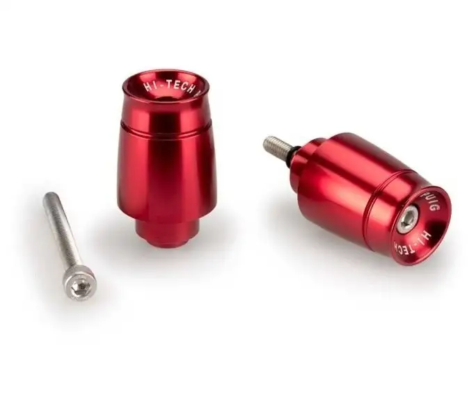 Contrappesi manubrio Sport Puig per Honda CB 500 S 94-03 (COPPIA) colore rosso