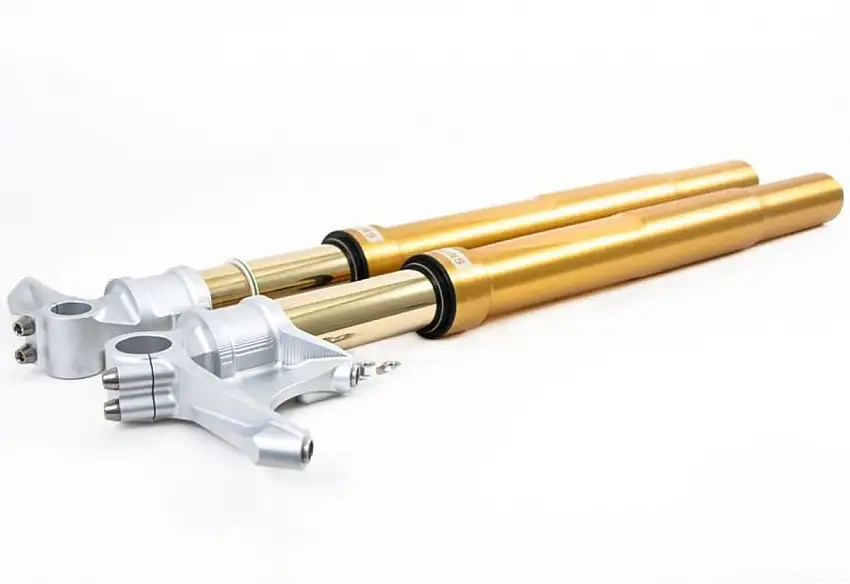 Forcella Ohlins FGRT 200 R&T NIX da 43mm per Kawasaki ZX-10R 21-24 (foderi colore ORO)