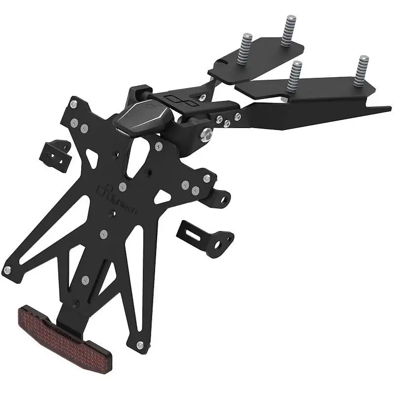 KIT Portatarga Lightech per Benelli BN 125 18-21 regolabile con Lucetarga LED + Catadiottro