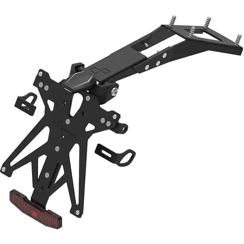 KIT Portatarga Lightech per Ducati Monster 937 SP 22-24 regolabile con Lucetarga LED + Catadiottro