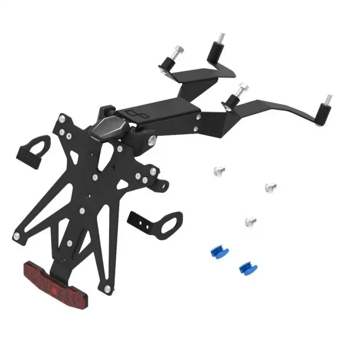 KIT Portatarga Lightech per Honda CB 1000 R 18-20 regolabile con Lucetarga LED + Catadiottro