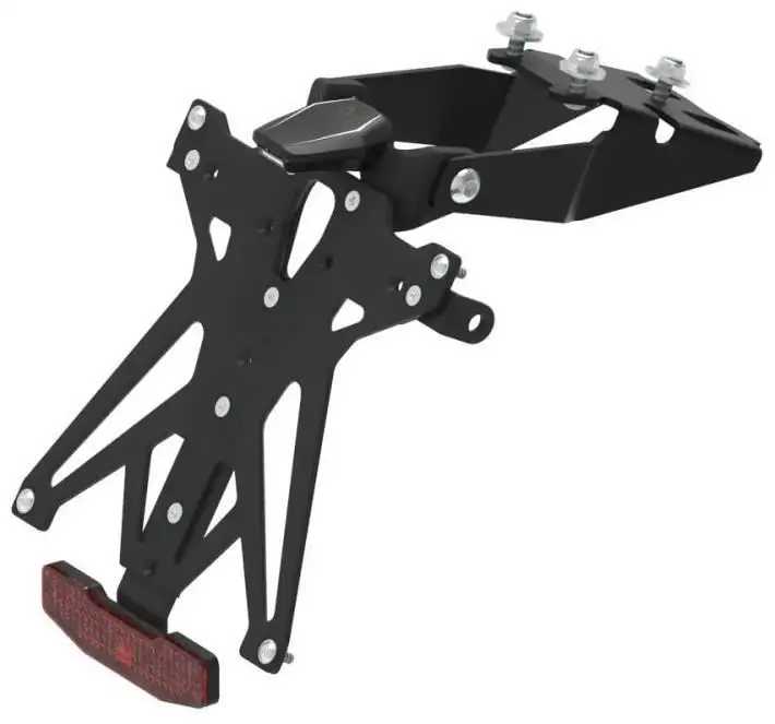 KIT Portatarga Lightech per Honda CB 650 F 14-18 regolabile con Lucetarga LED + Catadiottro