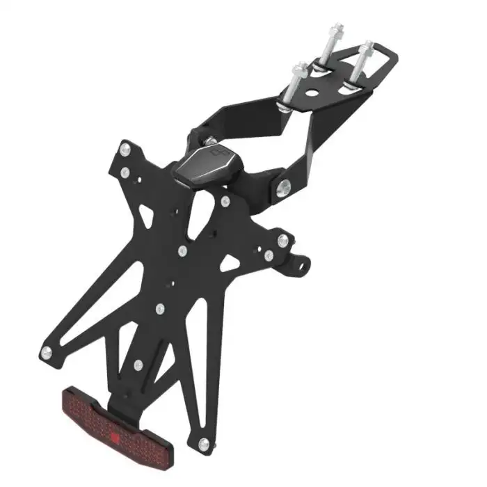 KIT Portatarga Lightech per Honda CBR 1000 RR 10-16 regolabile con Lucetarga LED + Catadiottro