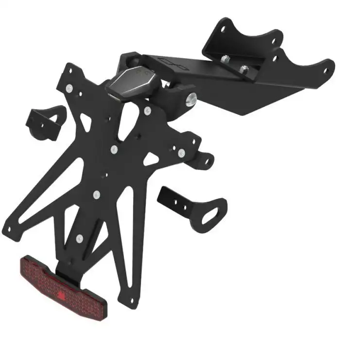 KIT Portatarga Lightech per Honda CBR 1000 RR 17-19 regolabile con Lucetarga LED + Catadiottro