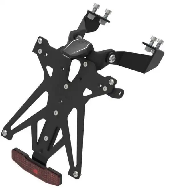 KIT Portatarga Lightech per MV Agusta Brutale 800 12-16 regolabile con Lucetarga LED + Catadiottro