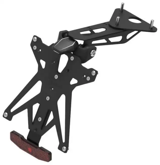 KIT Portatarga Lightech per MV Agusta F4 1000 13-16 regolabile con Lucetarga LED + Catadiottro