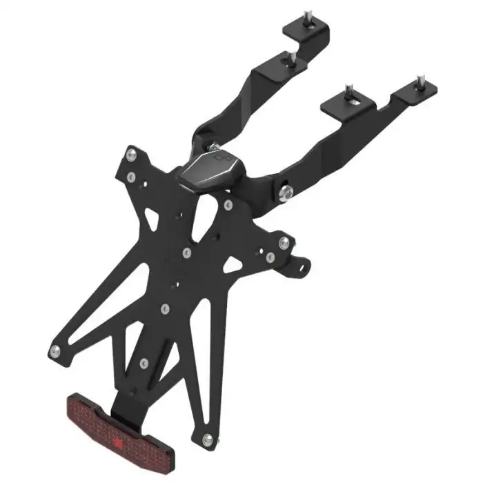 KIT Portatarga Lightech per Suzuki GSR 750 11-16 regolabile con Lucetarga LED + Catadiottro