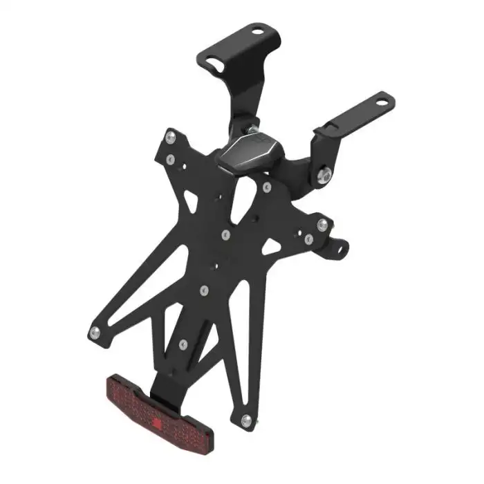 KIT Portatarga Lightech per Suzuki GSX-R 1000 05-08 regolabile con Lucetarga LED + Catadiottro