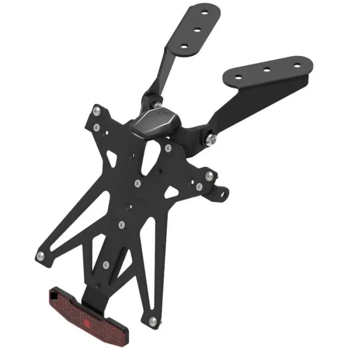 KIT Portatarga Lightech per Suzuki GSX-R 1000 09-16 regolabile con Lucetarga LED + Catadiottro