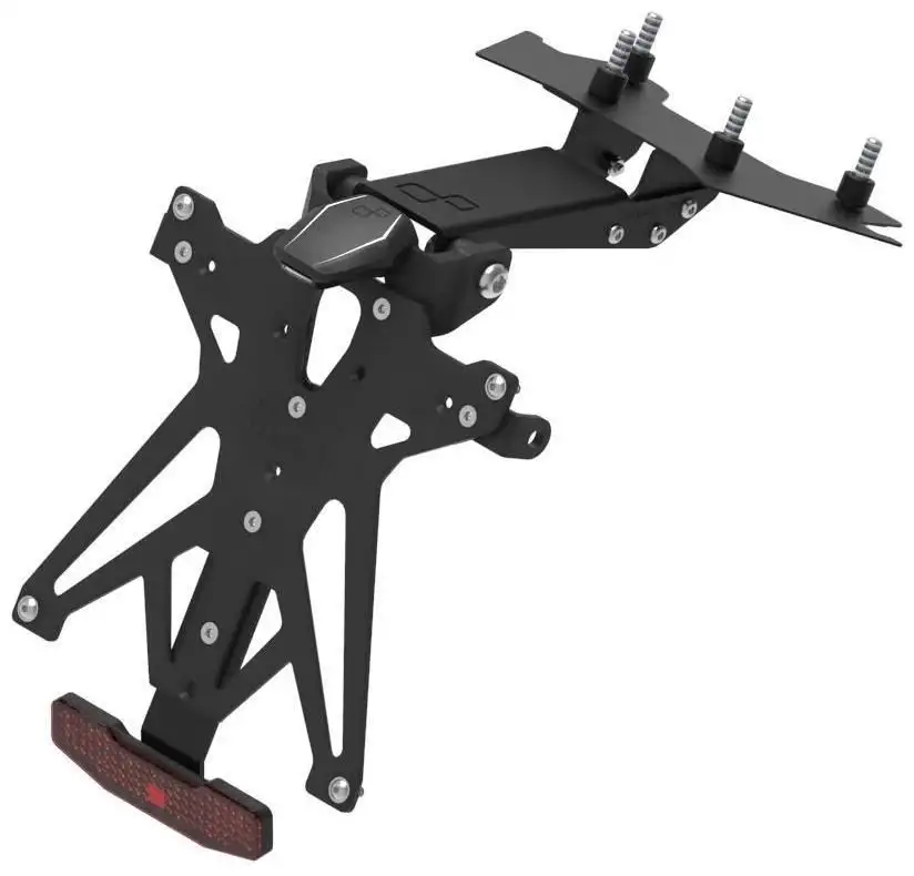 KIT Portatarga Lightech per suzuki gsx-s250 17-18 regolabile con Lucetarga LED + Catadiottro