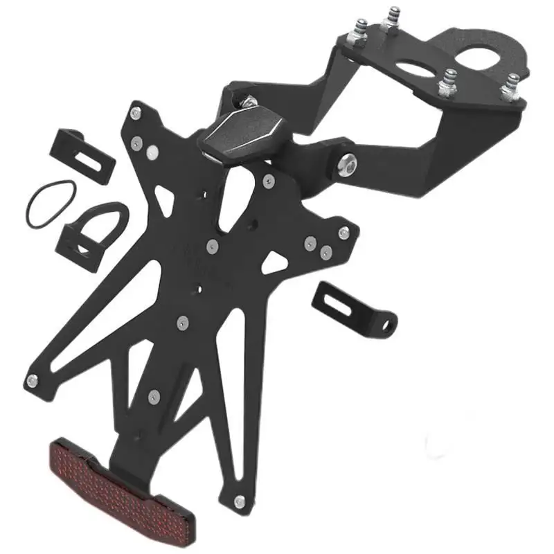 KIT Portatarga Lightech per Yamaha MT-10 22-24 regolabile con Lucetarga LED + Catadiottro