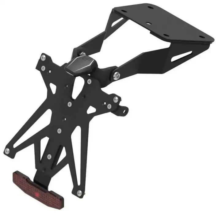 KIT Portatarga Lightech per Yamaha R3 15-25 regolabile con Lucetarga LED + Catadiottro