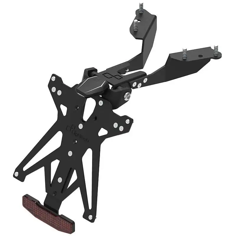 KIT Portatarga Lightech per Yamaha T-Max 560 22-25 regolabile con Lucetarga LED + Catadiottro