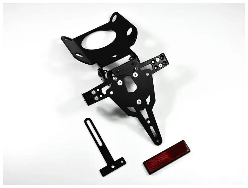 KIT Portatarga PRO Ibex Zieger per Benelli TNT 899 08-09 regolabile con Lucetarga LED + Catadiottro