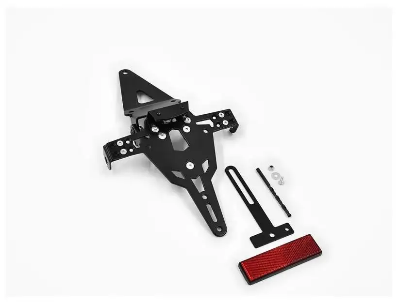 KIT Portatarga PRO Ibex Zieger per BMW R 1100 S 97-04 regolabile con Lucetarga LED + Catadiottro