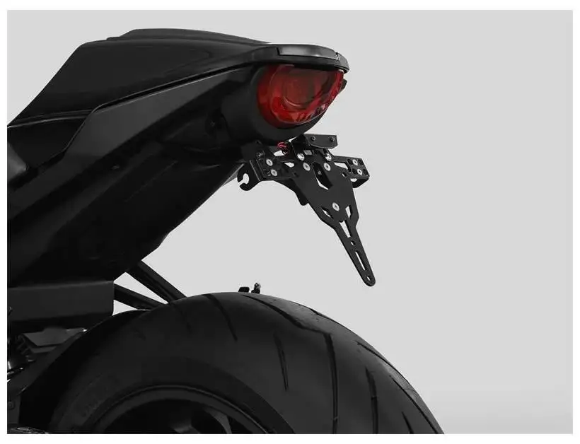 KIT Portatarga PRO Ibex Zieger per Honda CB 1000 R 21-25 regolabile con Lucetarga LED + Catadiottro