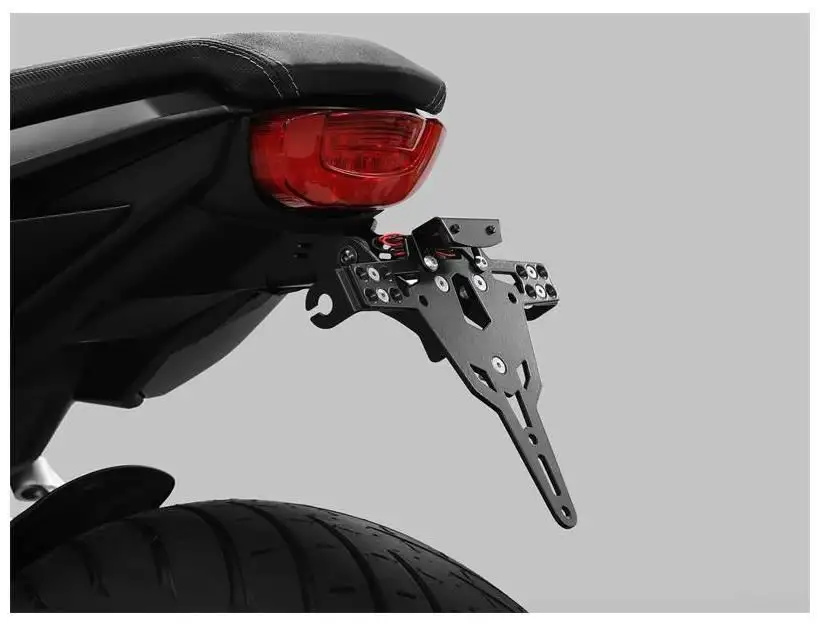 KIT Portatarga PRO Ibex Zieger per Honda CB 650 R 21-25 regolabile con Lucetarga LED + Catadiottro