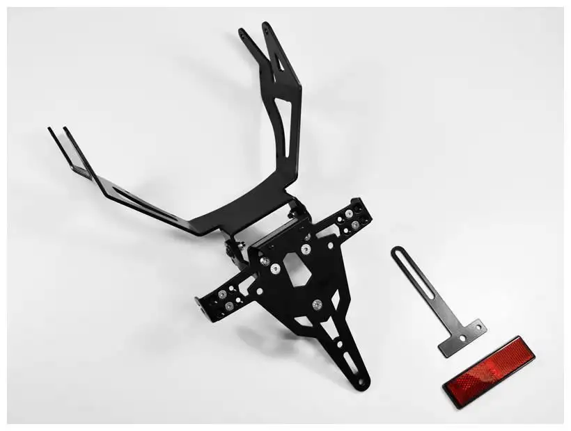 KIT Portatarga PRO Ibex Zieger per Honda CBR 1000 RR 04-07 regolabile con Lucetarga LED + Catadiottro