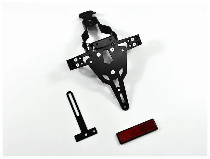 KIT Portatarga PRO Ibex Zieger per Honda CBR 1000 RR 10-16 regolabile con Lucetarga LED + Catadiottro