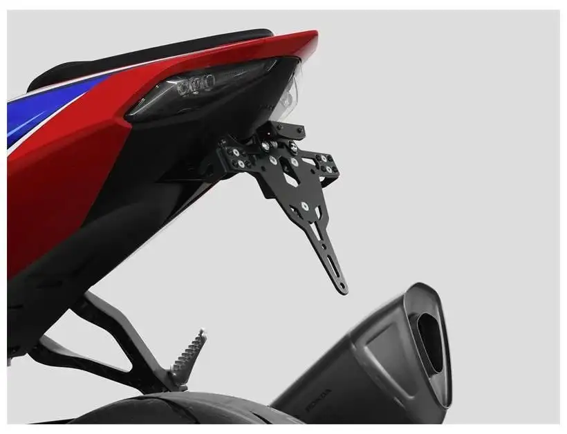 KIT Portatarga PRO Ibex Zieger per Honda CBR 1000 RR-R SP 20-22 regolabile con Lucetarga LED + Catadiottro