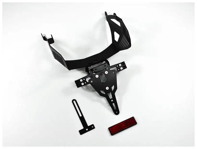 KIT Portatarga PRO Ibex Zieger per Honda CBR 600 RR 13-17 regolabile con Lucetarga LED + Catadiottro