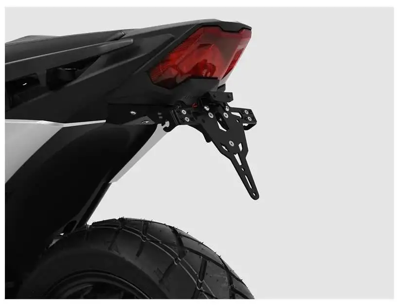 KIT Portatarga PRO Ibex Zieger per Honda NC 750 X 21-22 regolabile con Lucetarga LED + Catadiottro