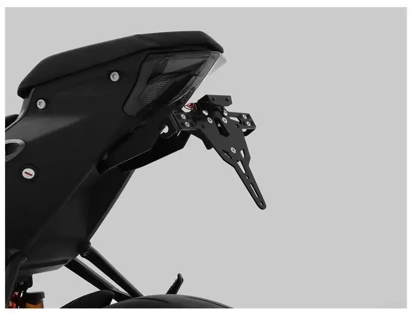 KIT Portatarga PRO Ibex Zieger per KTM 1290 Super Duke RR 21-22 regolabile con Lucetarga LED + Catadiottro