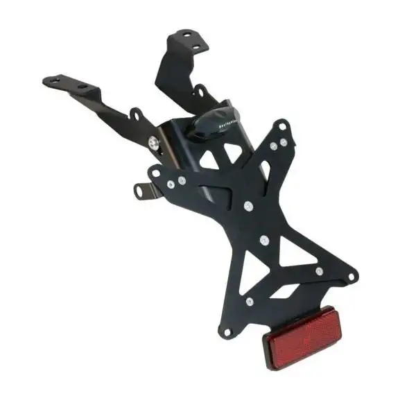 KIT Portatarga Racingbike per Kawasaki ER6N 05-08 regolabile con Lucetarga LED + Catadiottro