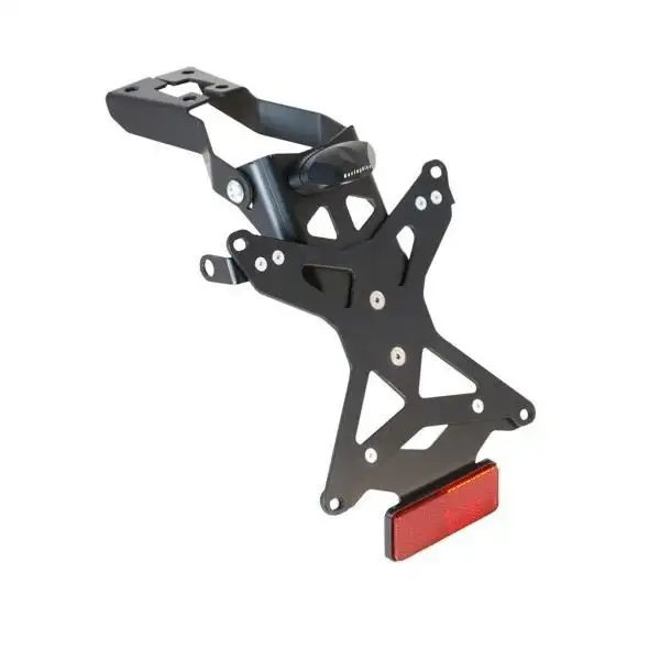 KIT Portatarga Racingbike per Kawasaki Ninja 400 18-24 regolabile con Lucetarga LED + Catadiottro