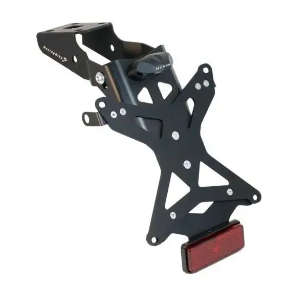 KIT Portatarga Racingbike per Kawasaki Z 1000 14-20 regolabile con Lucetarga LED + Catadiottro