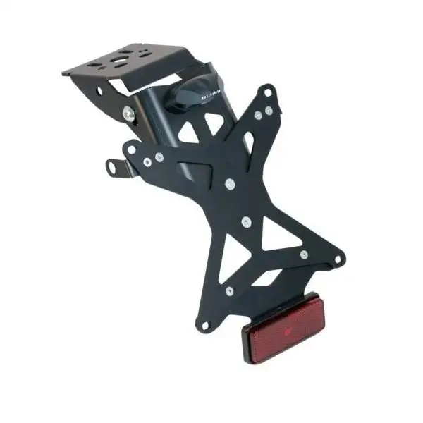 KIT Portatarga Racingbike per Kawasaki ZX-6R 636 13-17 regolabile con Lucetarga LED + Catadiottro