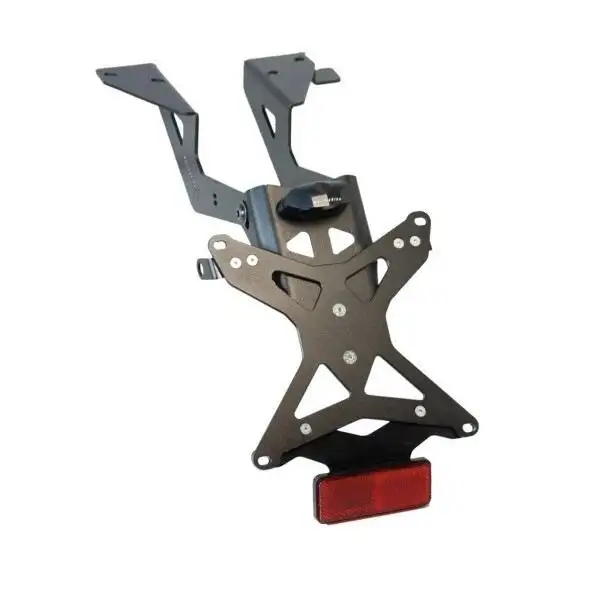 KIT Portatarga Racingbike per Kymco AK 550 17-23 regolabile con Lucetarga LED + Catadiottro