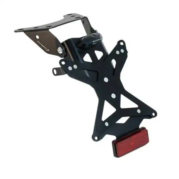 KIT Portatarga Racingbike per Suzuki GSX-R 1000 09-16 regolabile con Lucetarga LED + Catadiottro