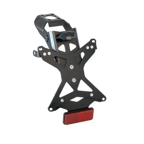 KIT Portatarga Racingbike per Yamaha R6 06-16 regolabile con Lucetarga LED + Catadiottro