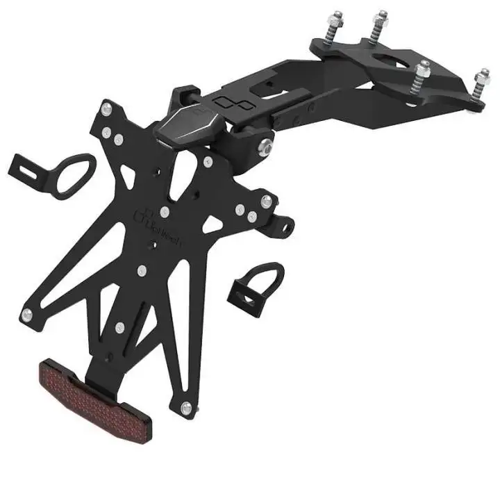 KIT Portatarga Lightech per Yamaha MT-09 SP 21-23 regolabile con Lucetarga LED + Catadiottro