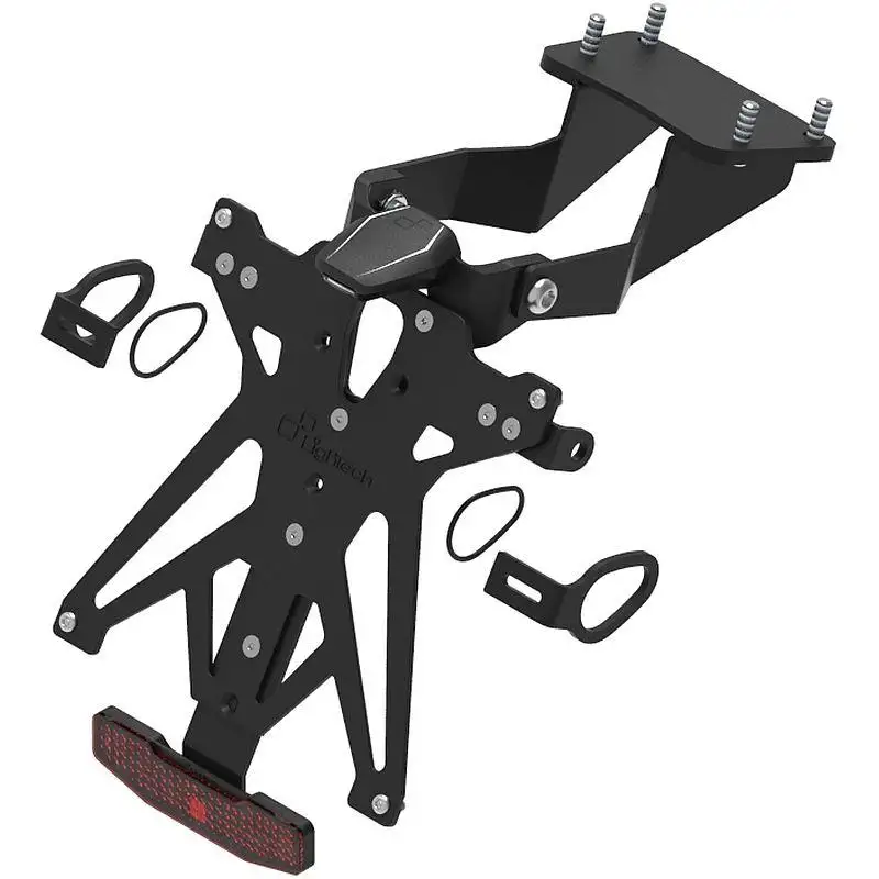 KIT Portatarga Lightech per Yamaha R7 22-24 regolabile con Lucetarga LED + Catadiottro