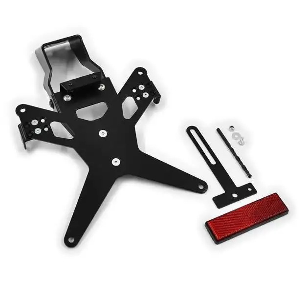 KIT Portatarga X-Line Ibex Zieger per Yamaha R1 04-06 regolabile con Lucetarga LED + Catadiottro